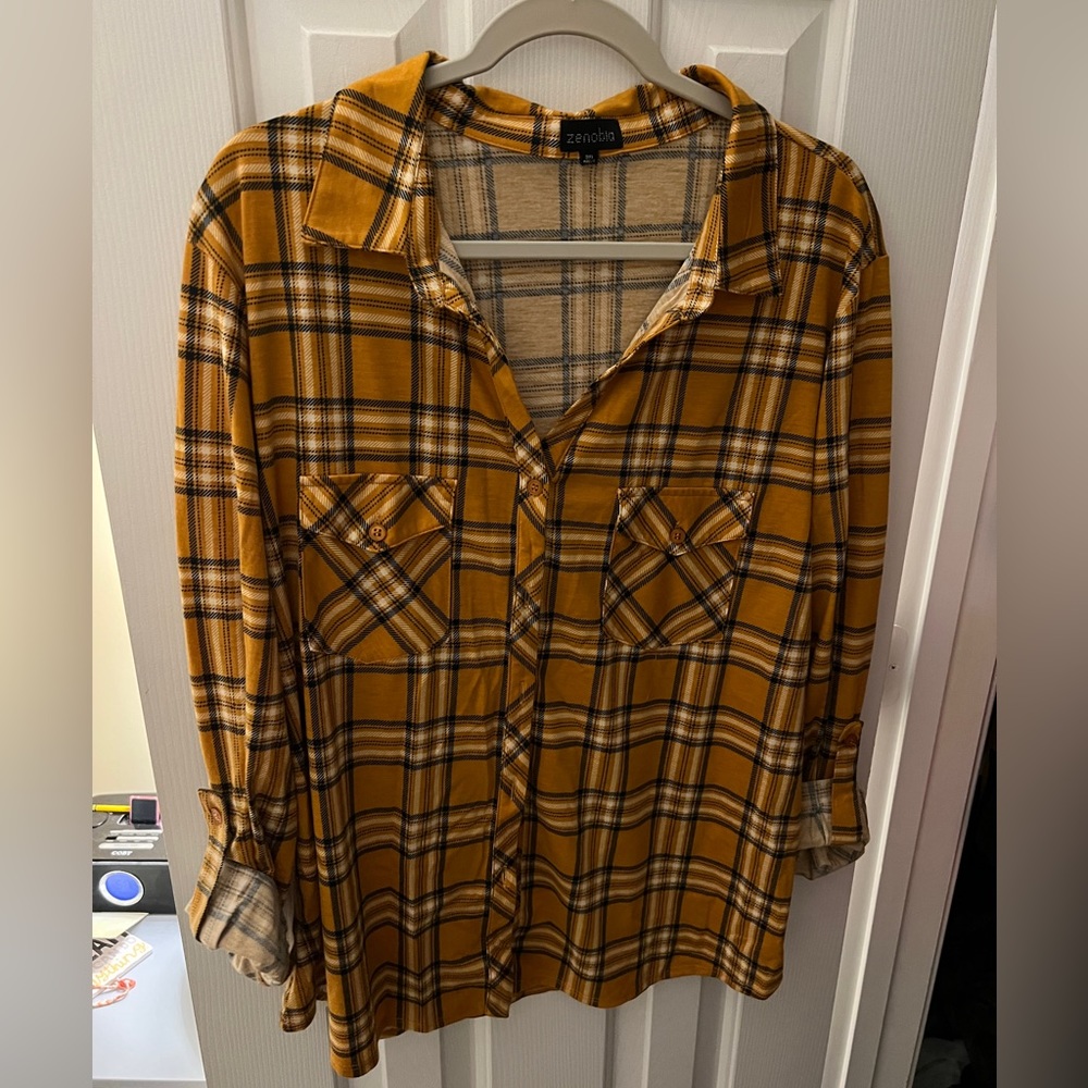 Zenobia Gold Flannel